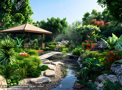 園林景觀設(shè)計效果圖下載 素材選擇與設(shè)計應(yīng)用指南