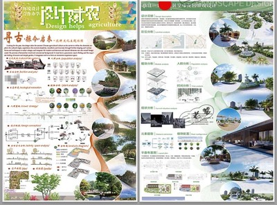2024年景觀園林與建筑設(shè)計(jì)視覺呈現(xiàn) 競賽風(fēng)展板、PS模板與分層素材全解析